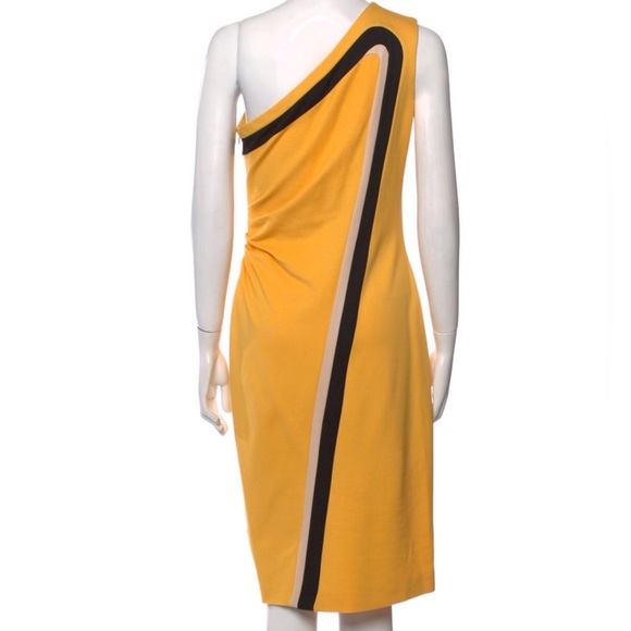 Escada Colorblock Pattern Midi Length Dress - Picture 10 of 12